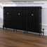 CI-RC813-30-MET-ANTH-LS01 - Richmond 4 Column Victorian Cast Iron Radiator H813mm x W1897mm CI-RC813-30-MET-ANTH-LS01 - Richmond 4 Column Victorian Cast Iron Radiator H813mm x W1897mm